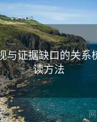 神马影视与证据缺口的关系梳理：阅读方法
