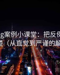 糖心Vlog案例小课堂：把反例检验讲清楚（从直觉到严谨的解释）