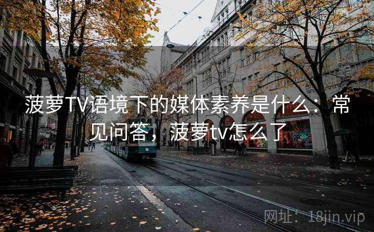 菠萝TV语境下的媒体素养是什么：常见问答，菠萝tv怎么了