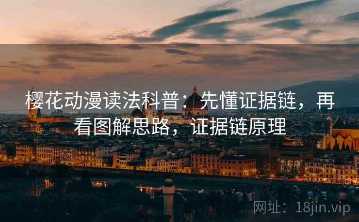 樱花动漫读法科普：先懂证据链，再看图解思路，证据链原理